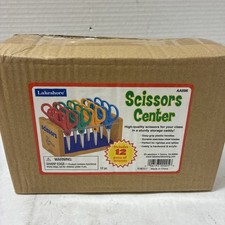 Lakeshore Craft 12 Scissors Set Block Caddy