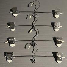 Vintage Rubbermaid Commercial Retail Pants Skirt Hanger Adjustable Lot Of 10