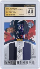 Seth Jones Blue Jackets Signed 2020-21 Upper Deck SP Blue #BYJ-SJ CGC 10 Card