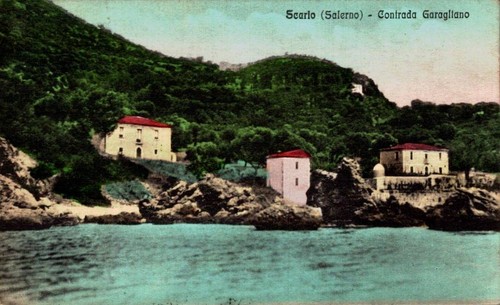 Salerno Scario Contrada Garagliano legg. scollata F. piccolo spedita