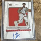 Panini Crown Royale 2017-18 OG Anunoby Silhouettes Patch Auto /199 #227 Raptors