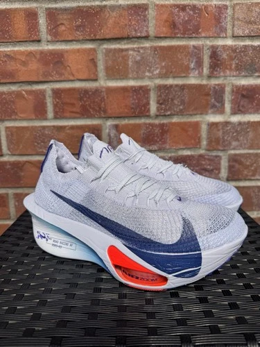 NUEVO Nike Mujer Air Zoom Alphafly Next% 3 Fútbol Gris Azul FD8315-001 Talla 9.5 - Foto 2 de 8