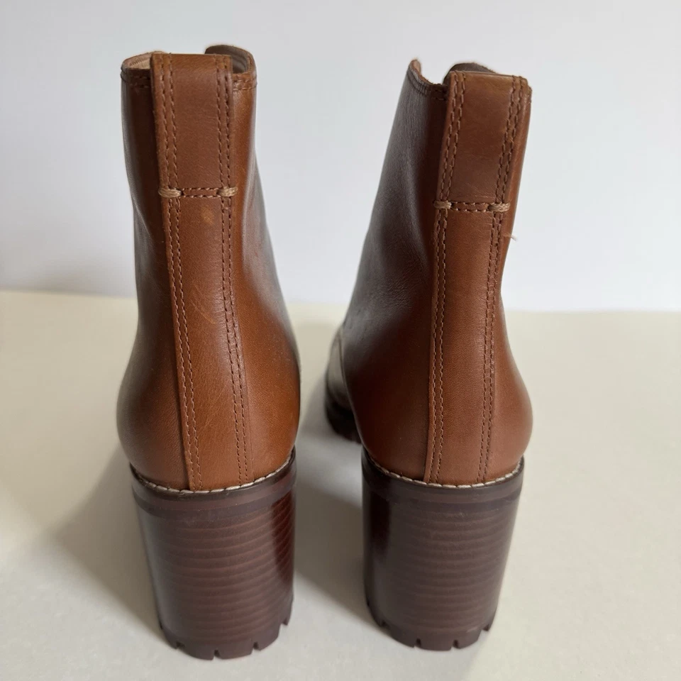Bota Madewell The Alyce con suela frontal con cremallera en arce seco talla 9 Foto 3 de 4