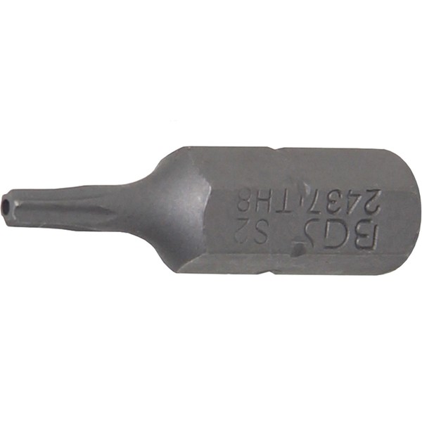 "Bgs Bit Antrieb AußEnsechskant 6,3 Mm (1/4\") T-Profil (FüR Torx) Mit Bohrung T8"-image