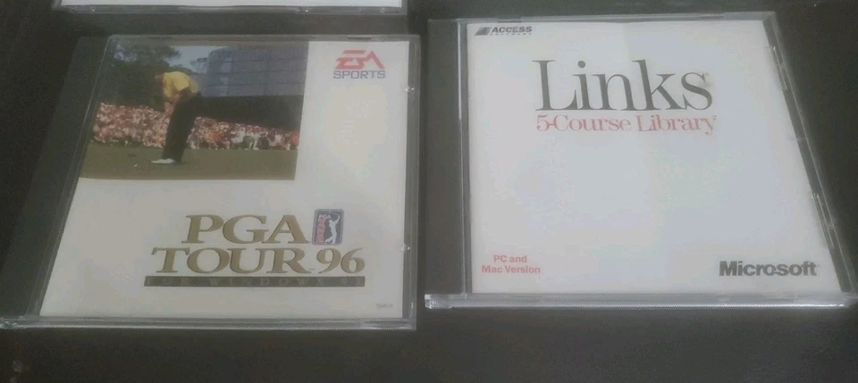 LINKS LS Assorted Games 1997-2001 W/Add On Courses + PGA 96 & library Lot of 4 - Image 3 of 4