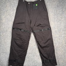 Vintage NWT Marithe Francois Girbaud Shuttle Strap Sweatpants Mens Size XL Black