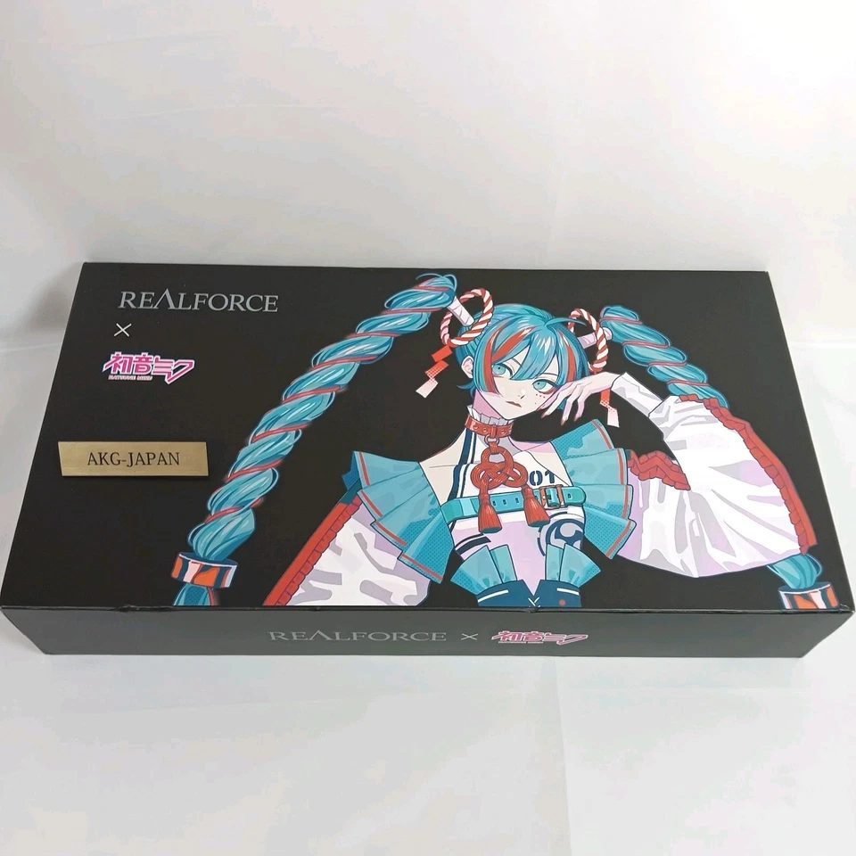 REALFORCE GX1 Hatsune Miku Gaming Keyboard X1UCM1 NEW Japan Limited RGB NEW - Image 2 of 4