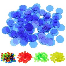 100pc Translucent Bingo Chips 3/4 Inch Chips for Bingo