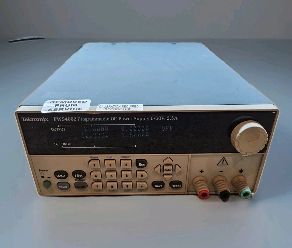Tektronix PWS4602 Programmable DC Power Supply 0-60V 2.5A - Tested - Image 2 of 4