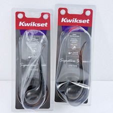 Kwikset Signature Series Right Hand Lever Door Handle Lot Of 2 Bronze New Pack