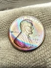 1909-S Lincoln Wheat Cent Penny * High Grade Lustrous UNC* KEY DATE!* Toned