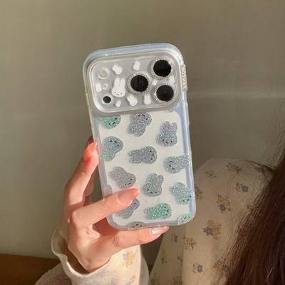 Trendy Transparent Miffy Rabbit Phone Case for iPhone 13-17ProMax with Lens Film | eBay Trendy Transparent Miffy Rabbit Phone Case for iPhone 13-17ProMax with Lens Film | eBay