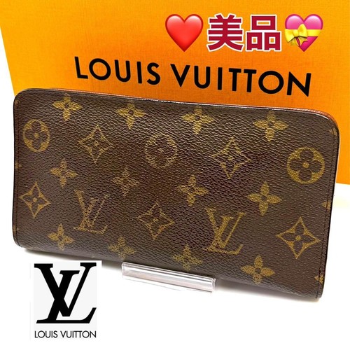 Louis Vuitton Monogram Zip-Around Wallet TH1011 Canvas Brown Long Wallet Women