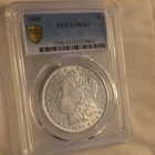 1890 Morgan Silver Dollar $1 PCGS MS63 Philadelphia Business Strike .900