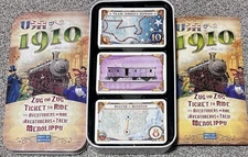 Days of Wonder Ticket To Ride USA 1910 EXPANSION in open TIN NEW/SEALED CARDS!