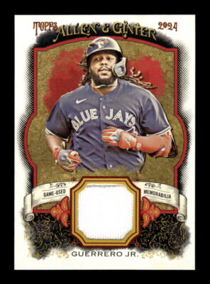 2024 Topps Allen & Ginter #AGR-VG Vladimir Guerrero Jr. A&G Relics Full Size A