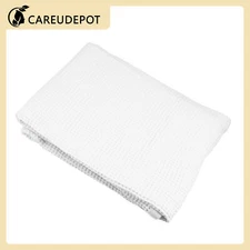 1Pcs Soft Absorbent Bath Towel for Shower Cotton Waffle Weave Pattern White