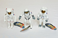 LOT OF 3 VINTAGE 1998 SPACE VOYAGERS 3 APOLLO ASTRONAUTS With TAGS
