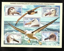 French Southern & Antarctic Territory Sc 385 NH SOUVENIR SHEET OF 2012 - BIRDS