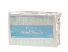 Soft-Fit Knitted Dealer Pack Sheet Set, Twin