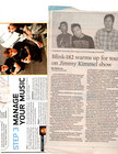 Blink-182 band: 42 clippings pages lot Travis Barker-Mark Hoppus-Tom DeLonge — photo 2