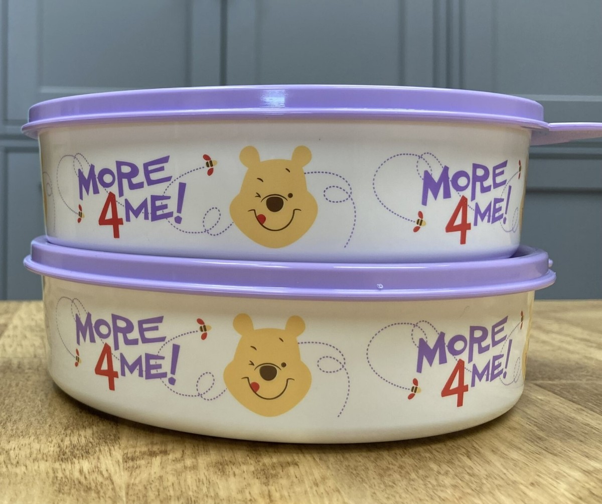  THE Winnie the Pooh　スープ皿 Tupperware Winnie the Pooh- Cups, Bowls, Soup Mug & Meal Set-NEW