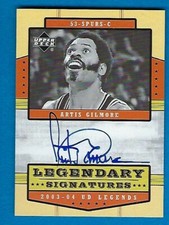 2003-04 UPPER DECK LEGENDARY SIGNATURES ARTIS GILMORE AUTO 