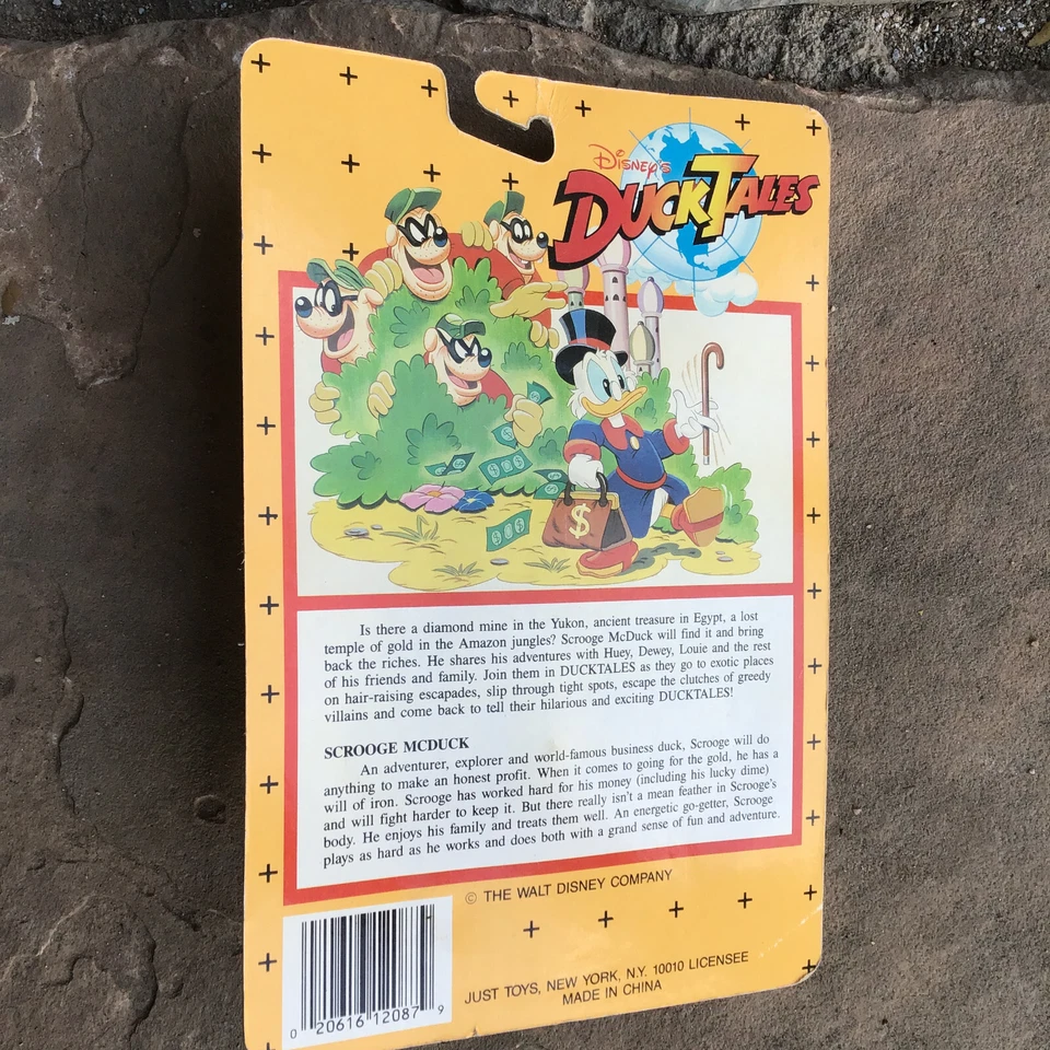 De colección SCROOGE MCDUCK DISNEY'S DUCKTALES BEND-EMS POSABLE Solo Juguetes Foto 3 de 3