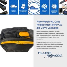 Fluke Versiv XL Extra Large Carrying Case Bag for Versiv Cable Testers