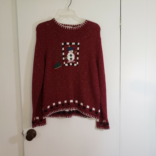 Christopher \u0026 Banks Christmas Sweater L 
