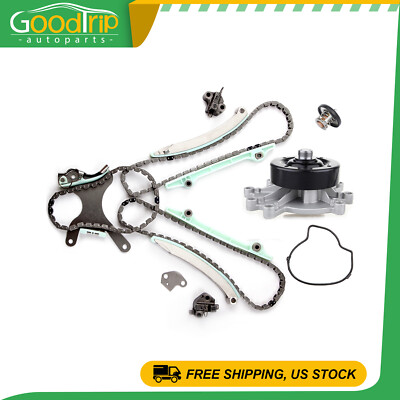 Timing Chain kit + Water Pump + Engine Coolant Thermostat For Dodge Durango