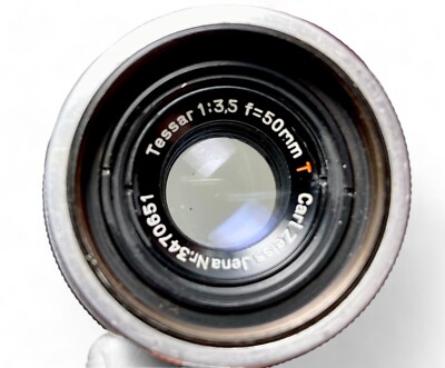 Carl Zeiss Jena Tessar Red T F3.5 / 50mm M42 Exakta-A711 Mount | eBay