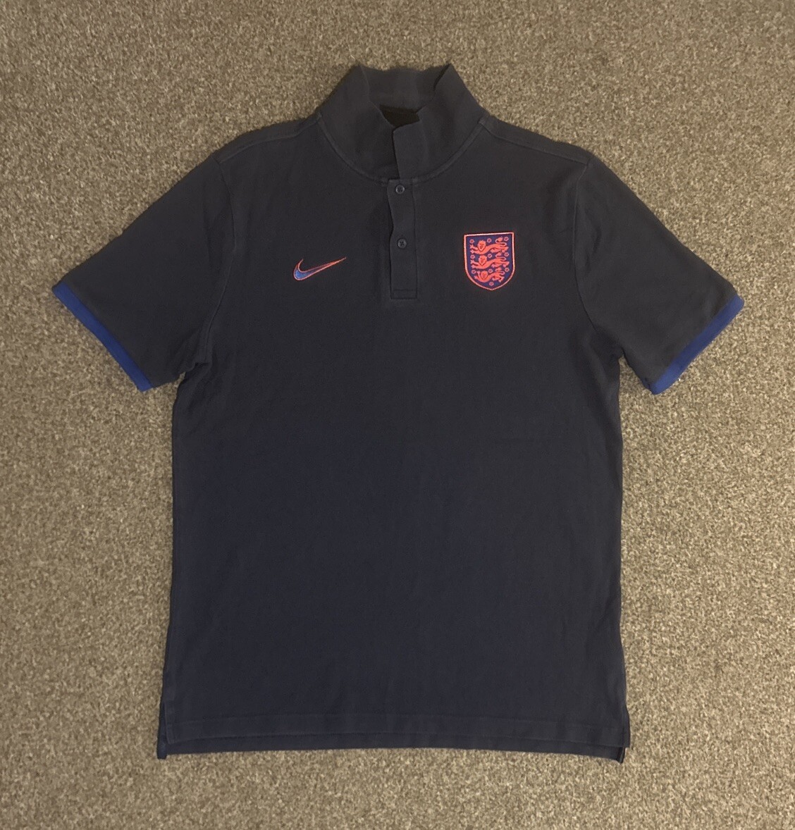 nike england football polo shirt