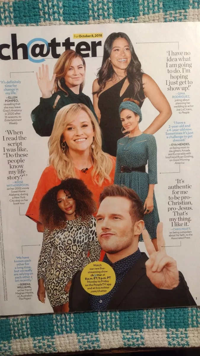 PEOPLE MAGAZINE OCTOBER 8 2018 EXCLUSIVE CHRISSY TEIGEN.