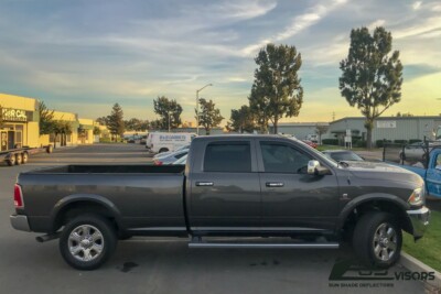 EOS Visor For 09-18 Ram 1500 2500 3500 Crew Cab IN-CHANNEL Side Window Deflector