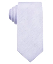 Ryan Seacrest Distinction Men's Seasonal Solid Slim Tie (Purple, One Size)