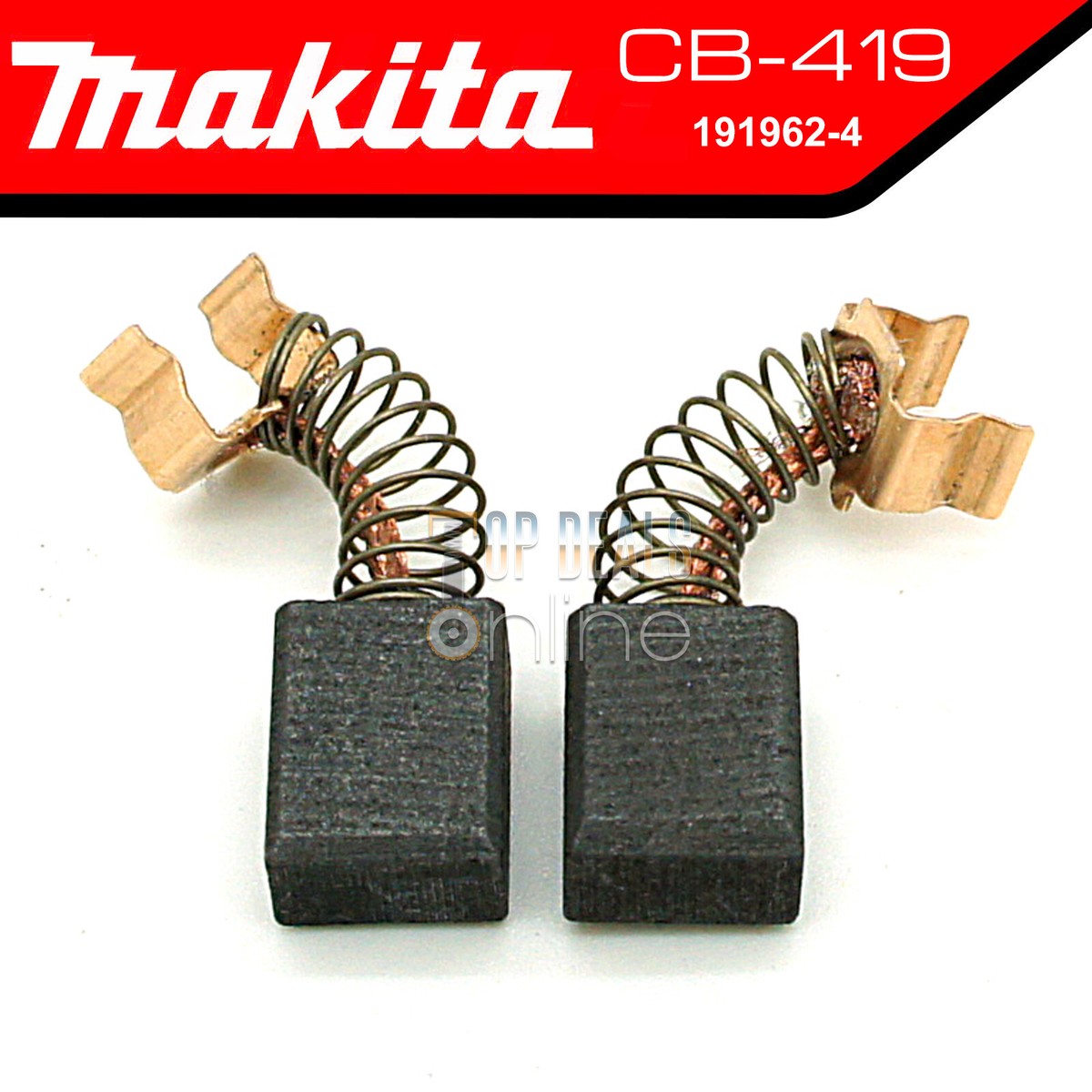 Stichsäge Makita Kohlebu00fcrsten Kohlen Fu00fcr Makita CB-419 HR2450 / HR2440 / HR2410 Motorkohlen Set