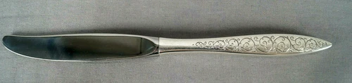 Wallace Spanish Lace Pattern Sterling Silver Dinner Knife Circa 1964