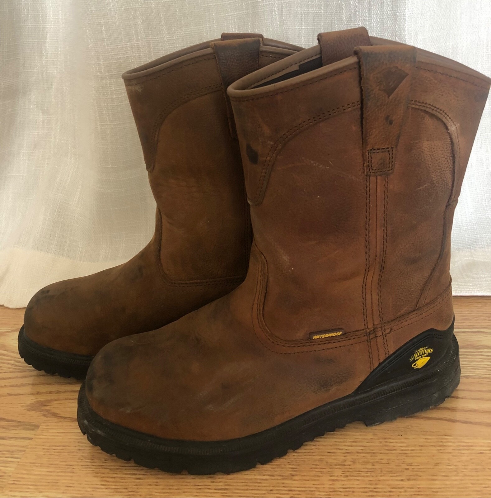 Herman Survivors Men's Bison Waterproof Pull On Steel Toe Work Boots