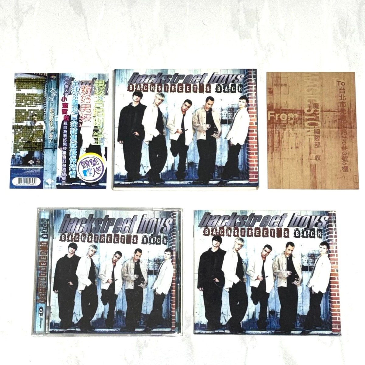 Backstreet Boys 1997 Backstreet's Back Taiwan OBI Box CD with