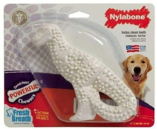 NYLABONE POWER CHEW DENTAL DINO - GIANT SIZE - CHICKEN FLAVO