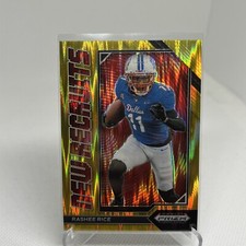 2023 Prizm Draft Picks Football- Rashee Rice New Recruits Gold Flash 47/49 #NR-8