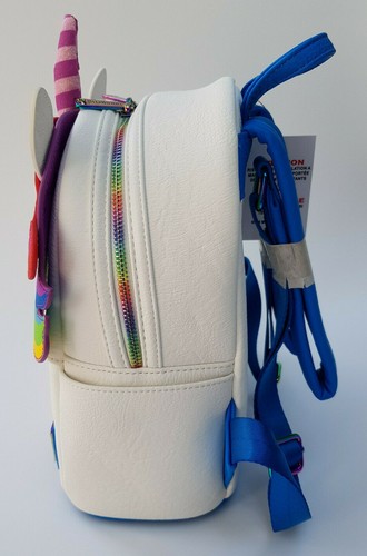 Loungefly x Disney Rainbow Unicorn Inside Out Mini Backpack Bag Cosplay Parks - Picture 9 of 13