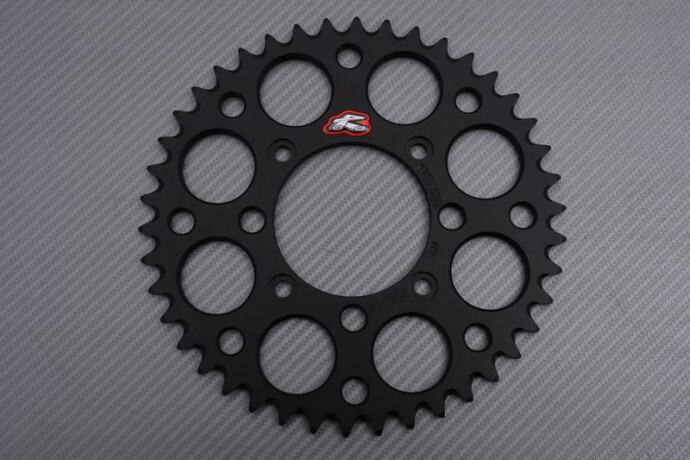 Couronne RENTHAL Ultra Light 42 dents en alu haut de gamme pour moto trial Montesa Cota 4RT