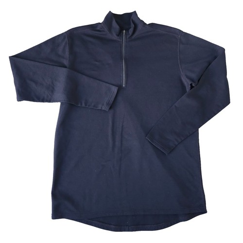 Chemise boutonnée noire Ford flanelle manches longues bleu