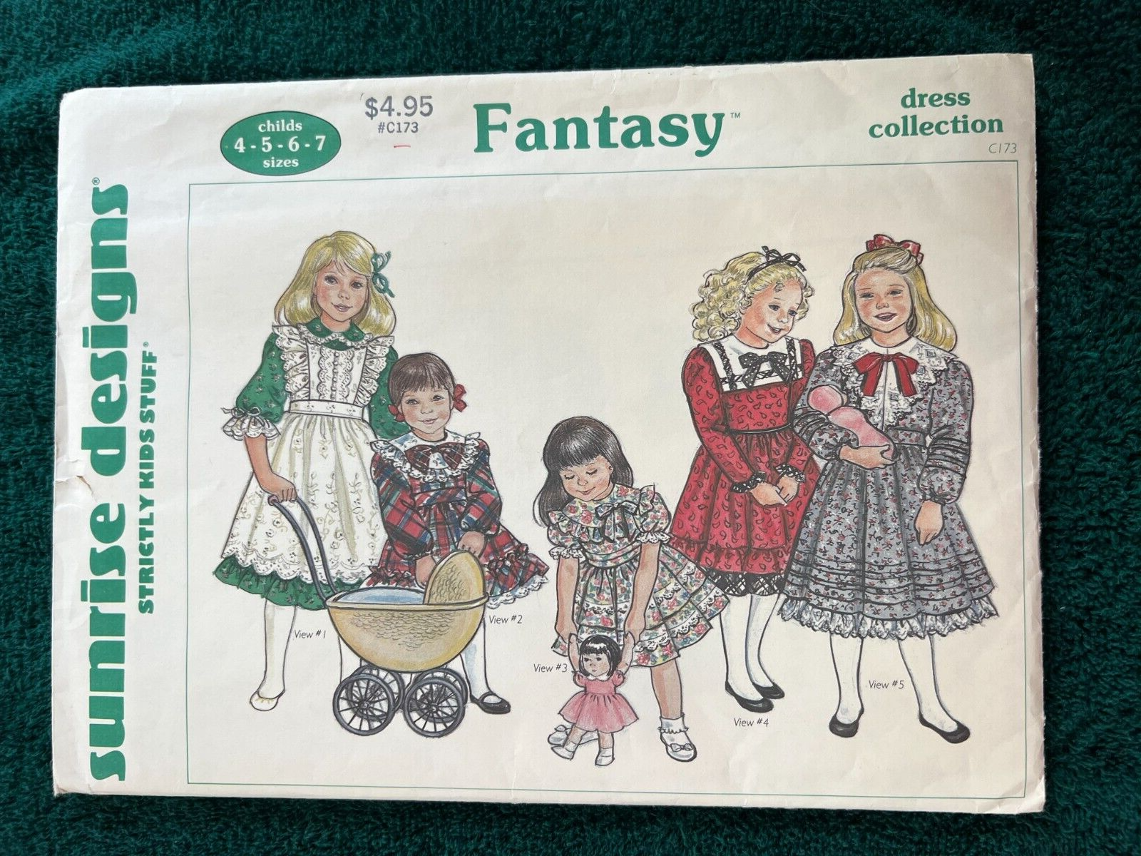 Sunrise Designs Fantasy Girls - Dress Patterns ~ C173 ~ Size 4-7 ~ NEW |  eBay