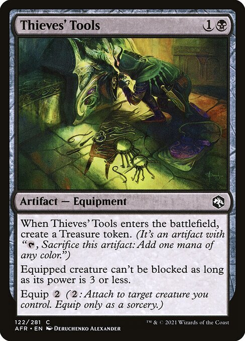 THIEVES' TOOLS x4 mtg NM-M Adventures in The Forgotten Realms 4 Common