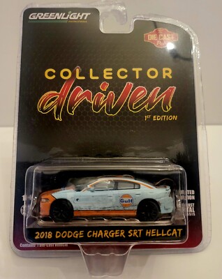 Greenlight Collector Driven 1st Edition 2018 Dodge Charger SRT Hellcat...