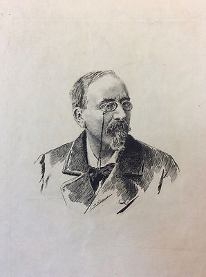 Victor Er Schrieb (1829-1899) Schriftsteller Französisch Rule aus Dem 'Académie