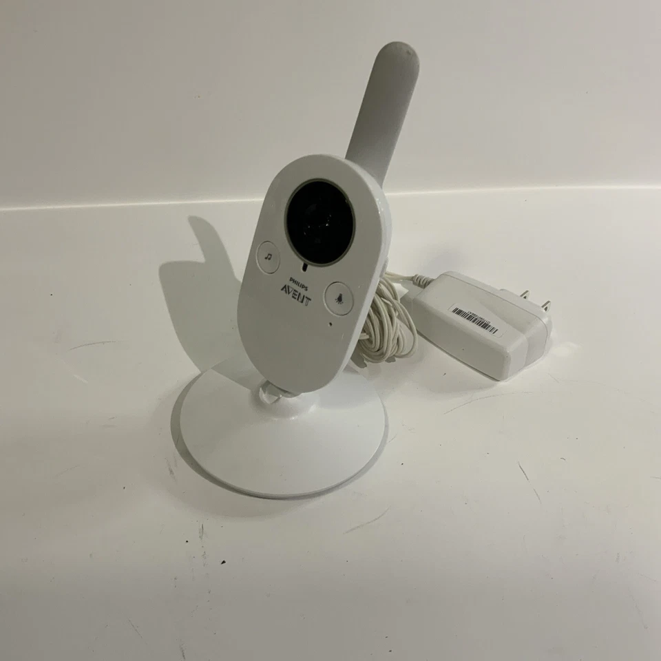 Cámara de video digital para bebé Philips Avent SCD630 visión nocturna infrarroja. Cámara encendida Foto 2 de 4